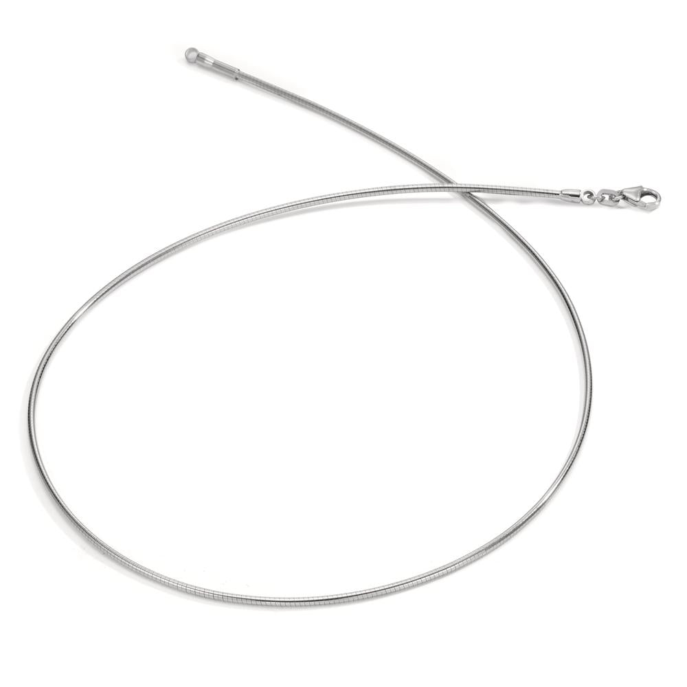 Collana Argento rodiato 45 cm Ø1.5 mm