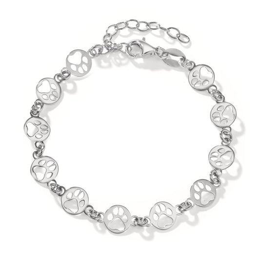 Bracciale Argento rodiato Zampa 15-19 cm