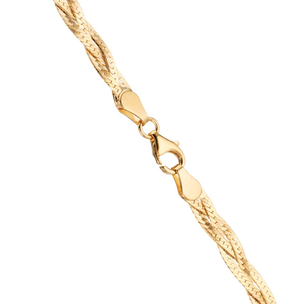 Collana Bronzo giallo dorato 45 cm