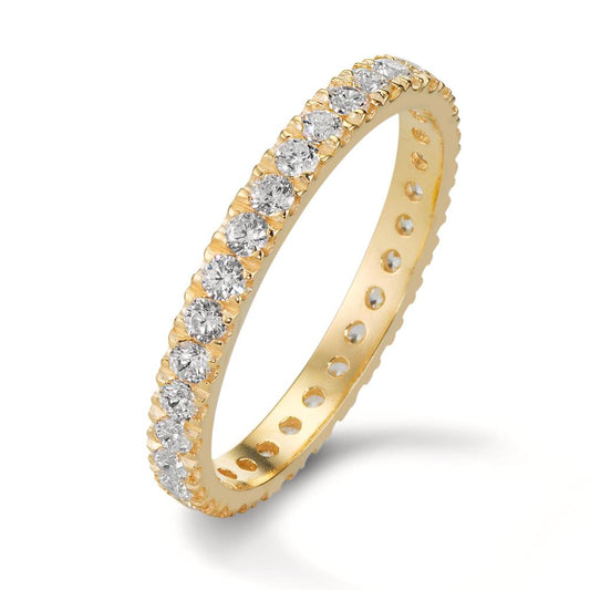 Anelli di memoria Oro giallo 375/9K Zirconia