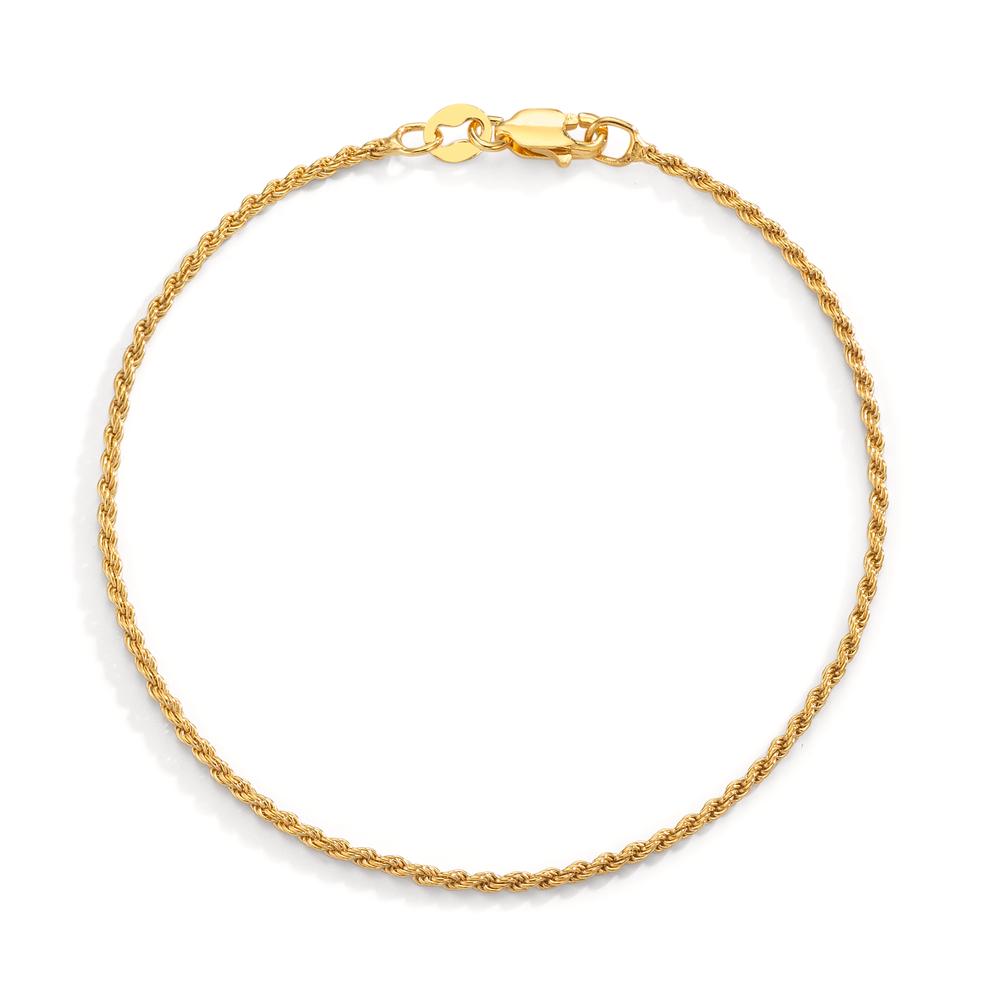 Bracciale Argento giallo dorato 18 cm Ø1.4 mm